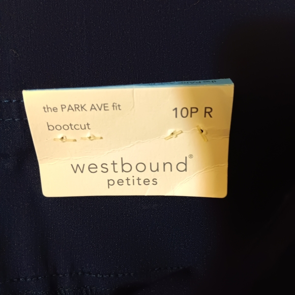 Westbound Navy Bootcut Pants - Picture 2 of 6